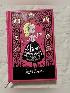 Alice's Adventures in Wonderland Pink Hardcover Book
